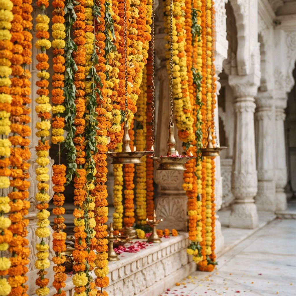 Marigold & Marble wedding decor palette