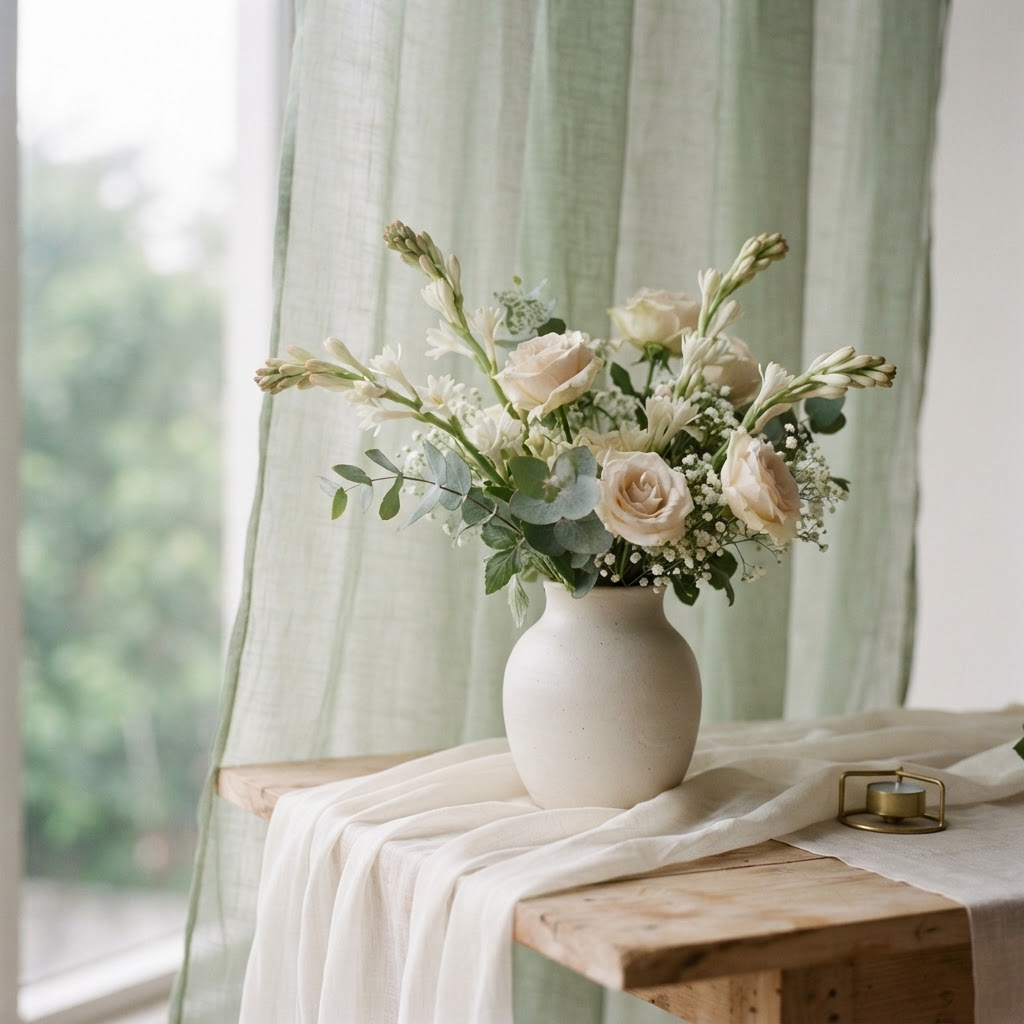 Monsoon Ivory wedding decor palette